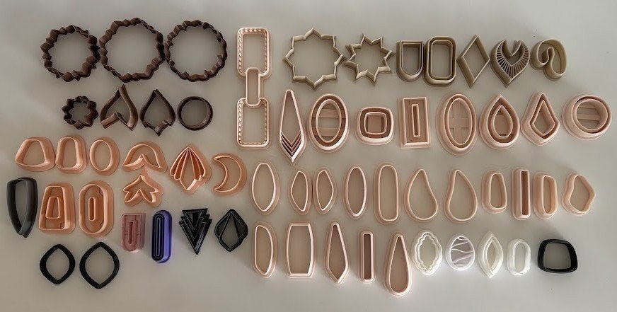 60 polymeerklei cutters: in lot of per stuk te koop: €3/stuk, Hobby en Vrije tijd, Ophalen of Verzenden, Zo goed als nieuw, Overige typen