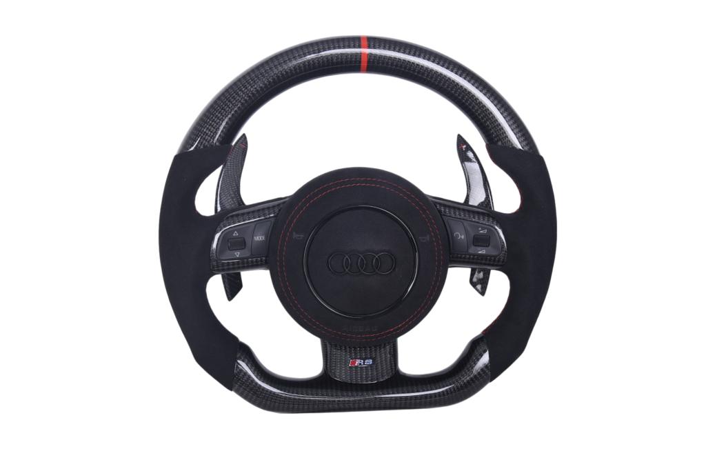 Audi sportstuur Alcantara & carbon LED A1-A3 RS/S-line, Auto-onderdelen, Niet ingevuld, Verzenden, Niet ingevuld, Nieuw