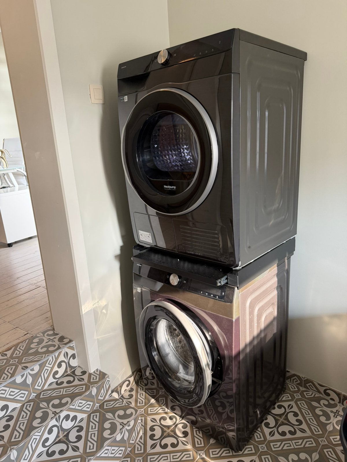 Samsung wasmachine en droogkast, Elektronische apparatuur, Ophalen, Zo goed als nieuw