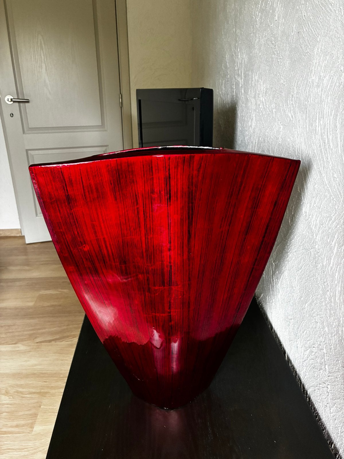 Vase décoratif moderne, Enlèvement, Neuf, Rouge
