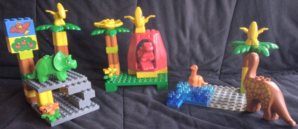 Dinosaurs Park - Duplo, Ophalen, Gebruikt, MOC (eigen creatie), Inclusief minifiguren