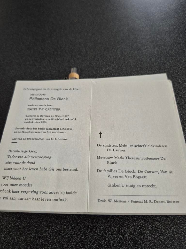 Bidprentjes Beveren, Verzamelen, Bidprentjes en Rouwkaarten, Ophalen of Verzenden