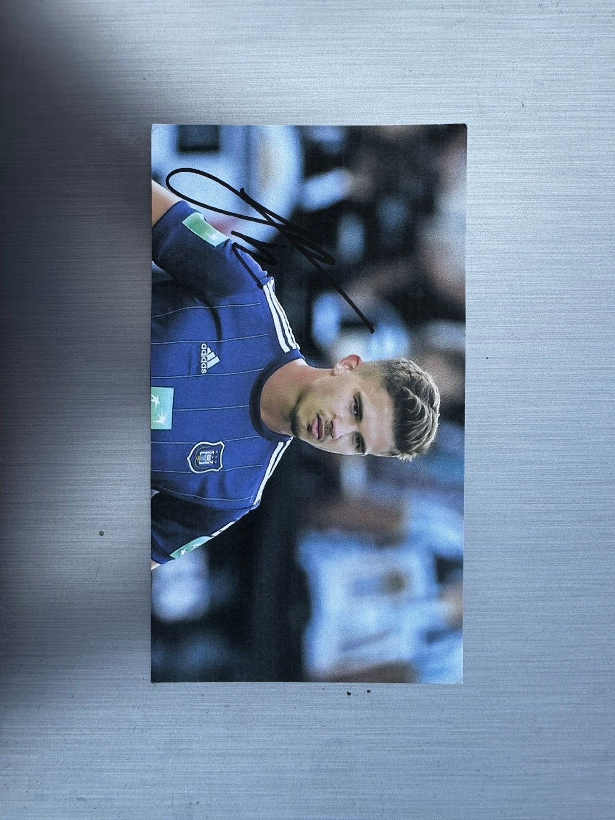 Gesigneerde foto Leander Dendoncker, Collections, Articles de Sport & Football, Enlèvement ou Envoi, Comme neuf