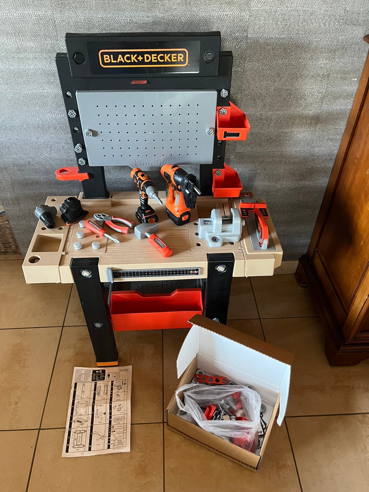 Speelgoed werkbank black & decker, Ophalen, Zo goed als nieuw