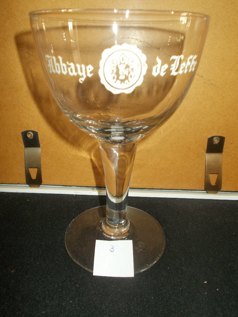 LEFFE- kelkglas - 60-70's - Lootvoet/Artois - 328gram - 3, Verzamelen, Ophalen, Gebruikt, Glas of Glazen, Leffe