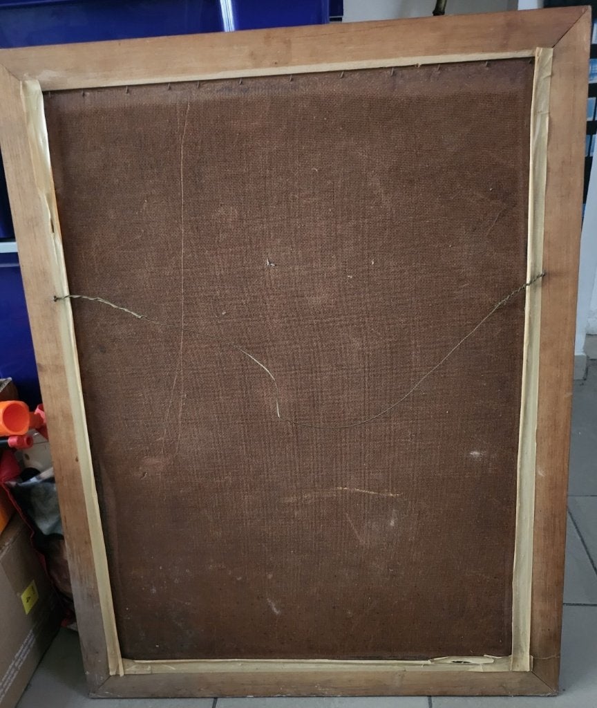 Aanbidding der herders geschenk van burg. L.Craeybeckx 1963, Antiek en Kunst, Ophalen, 67 cm, Religie, 98 cm