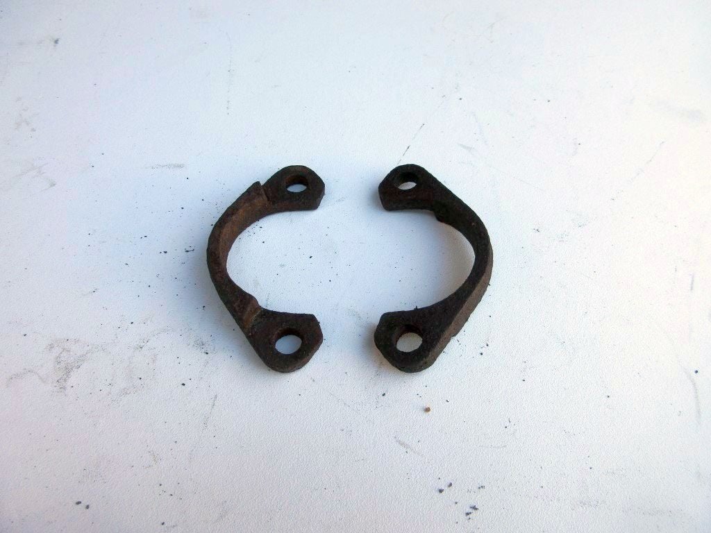 Kawasaki VN750 uitlaatklemmen VN 750 Vulcan uitlaat klemmen, Motos, Enlèvement ou Envoi, Utilisé