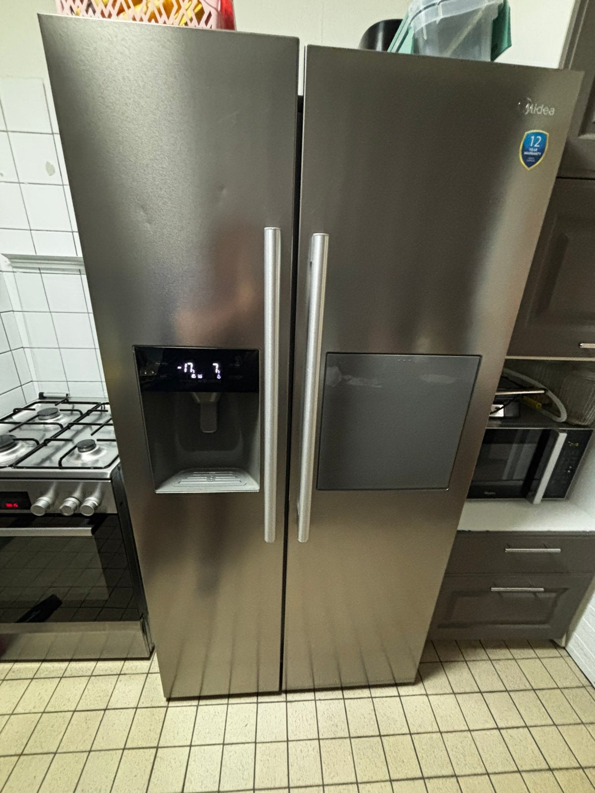 Frigo double americain, Electroménager, Enlèvement, Utilisé, 60 cm ou plus, 160 cm ou plus