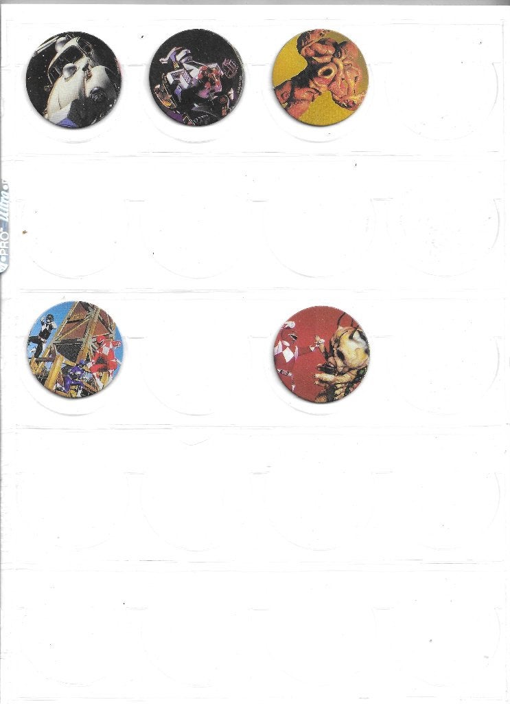 Flippo Power Rangers, Ophalen of Verzenden, Losse flippo's
