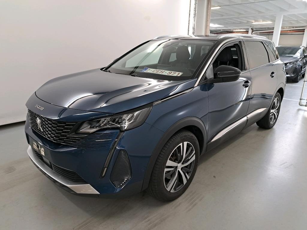 Peugot 5008 1.2 benzine Automaat 7 Plaatsen Face lift, Auto's, Peugeot, Automaat, Dealer onderhouden, Blauw, 7 zetels