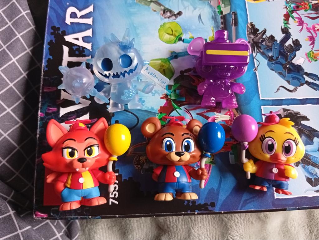 Lot 5 Figurines FNAF Funko Mystery Minis - Balloon & Translu, Comme neuf, Animal