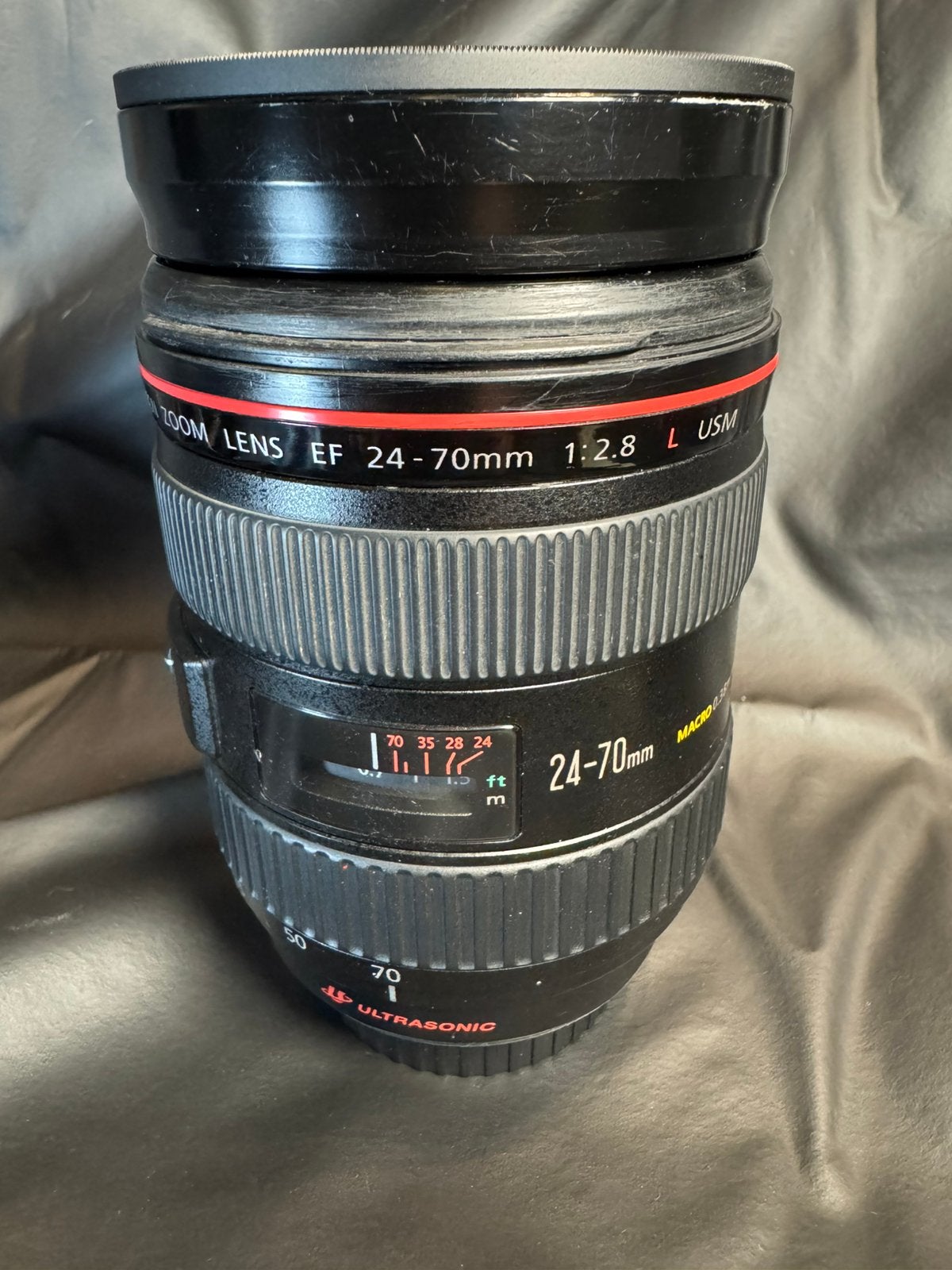 Canon EF 24-70 1:2.8 L USM, Gebruikt, Canon, Zonnekap, Ophalen of Verzenden