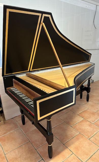 Vlaams klavecimbel naar Delin Sol/Mi 415/440Hz, Muziek en Instrumenten, Overige Muziek en Instrumenten, Ophalen, Zo goed als nieuw