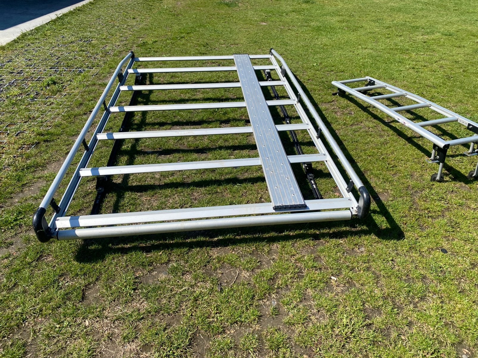 Dakdrager alu Rack met ladder en ladderrol, Ophalen, Gebruikt