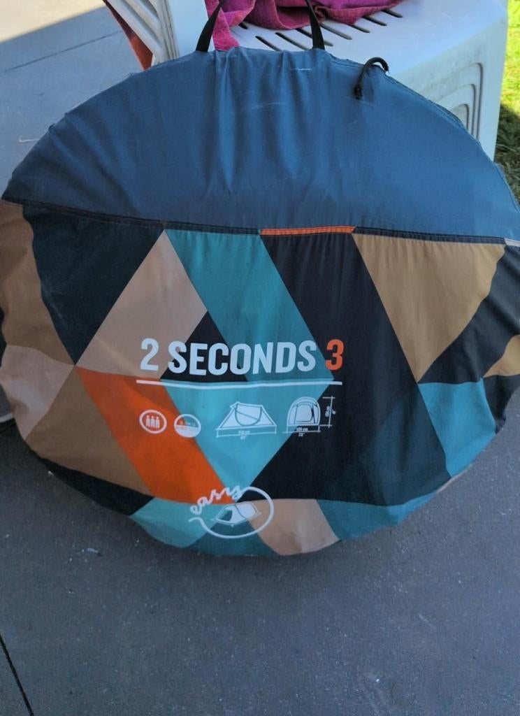 Tente Quechua 2sec 3pers, Caravanes & Camping, Enlèvement, Utilisé, Jusqu'à 3