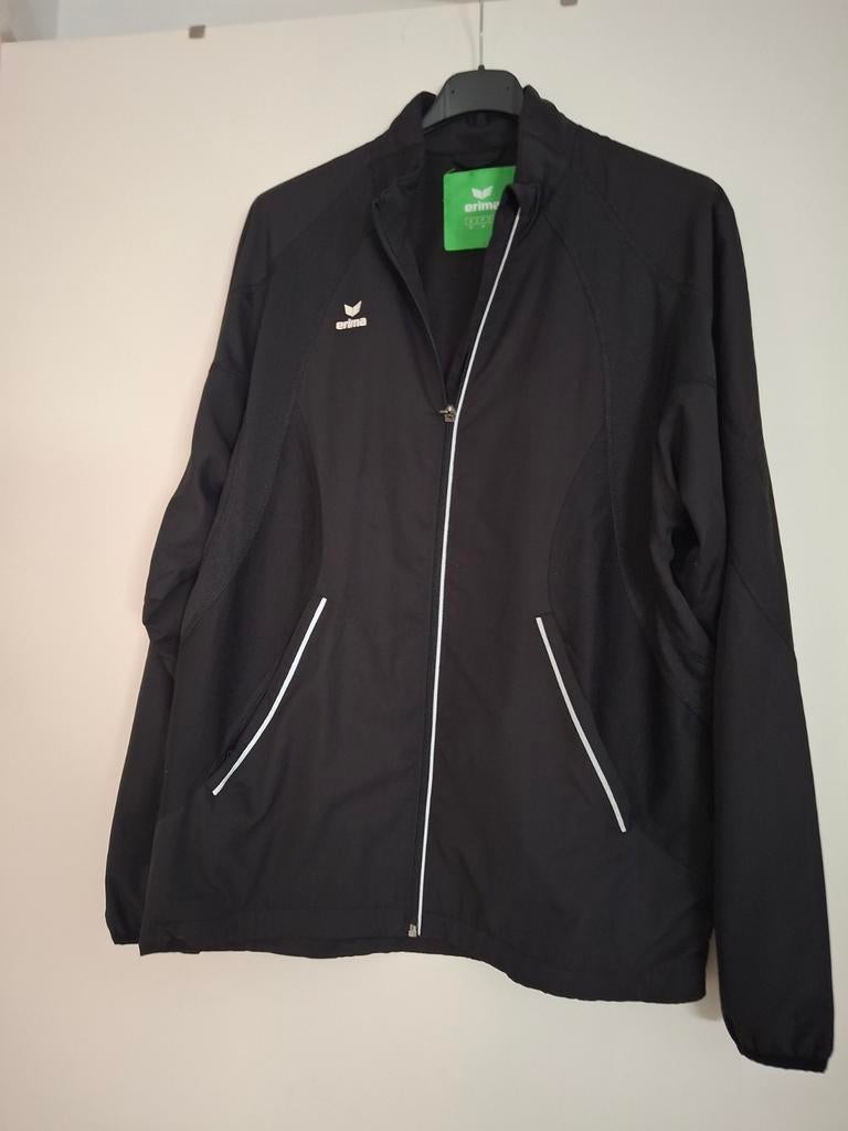Sportief jasje, Ophalen, Erima, Maat 48/50 (M), Zwart