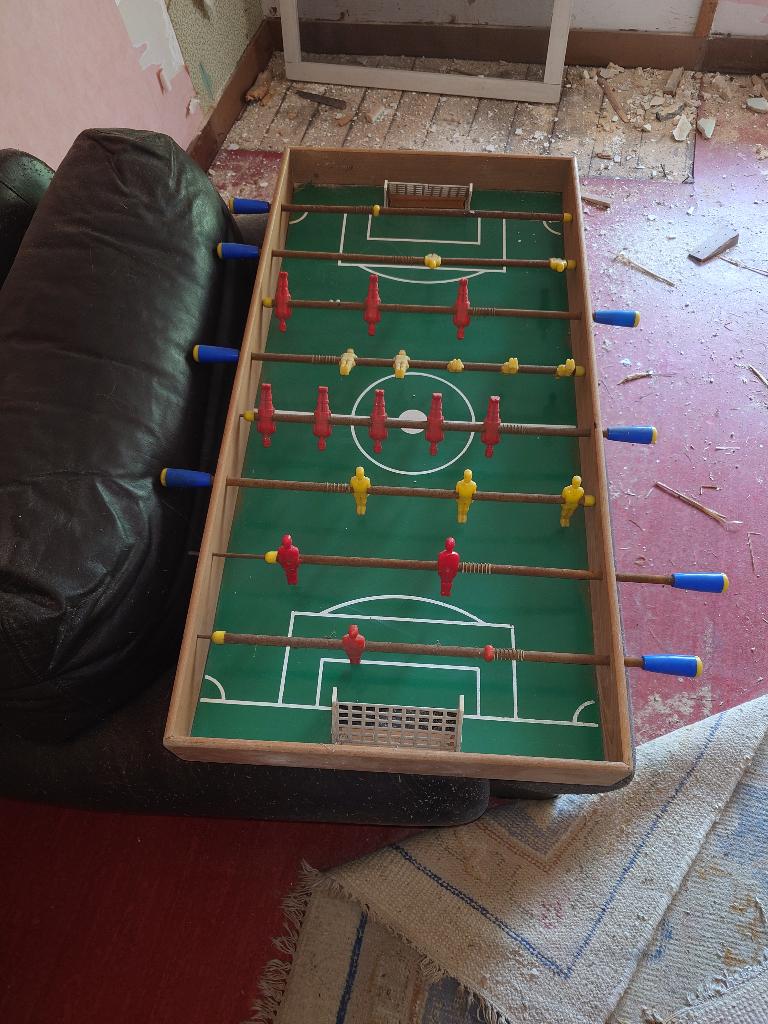 Tafelvoetbalspel vintage | houten model, Ophalen