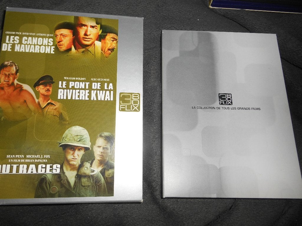 Coffret 3 DVD films de guerre(les canons de Navarone/Outrage, Enlèvement ou Envoi, Guerre