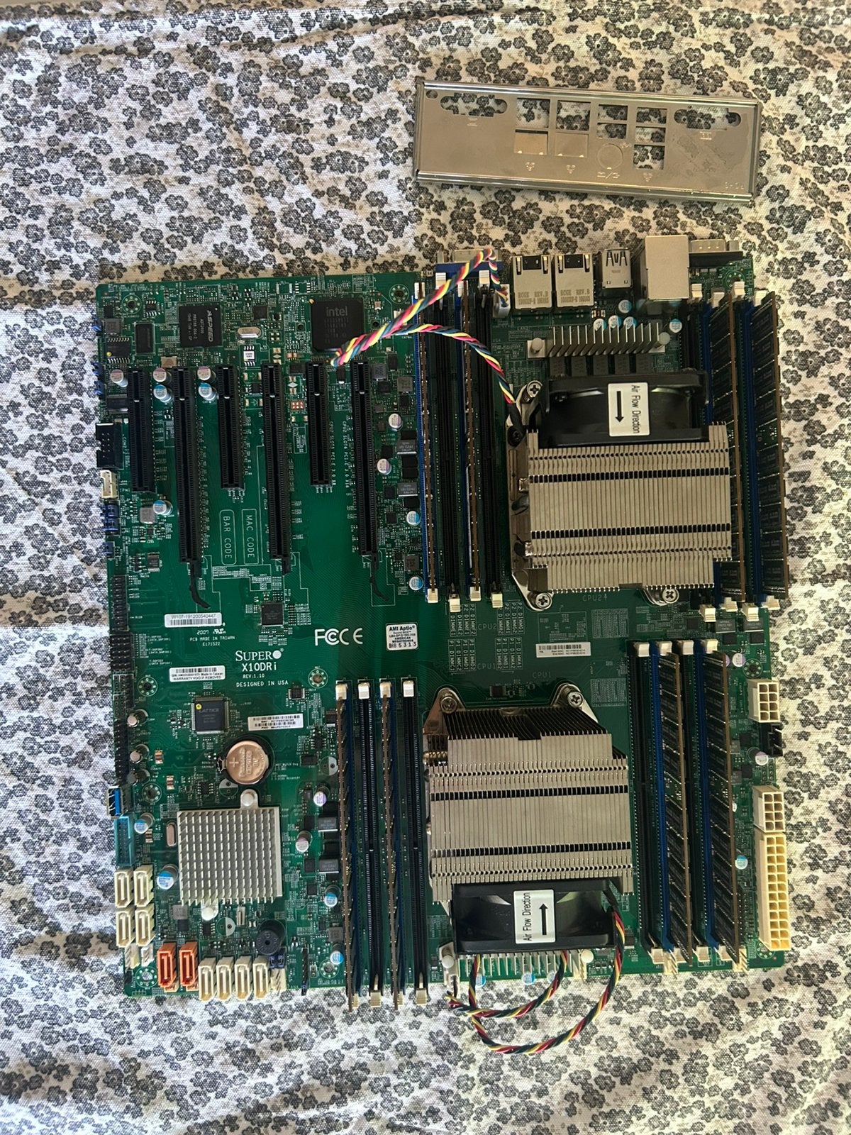 Server moederbord met cpu en ram, Computers en Software, Moederborden, Ophalen of Verzenden, Zo goed als nieuw, Intel, DDR4