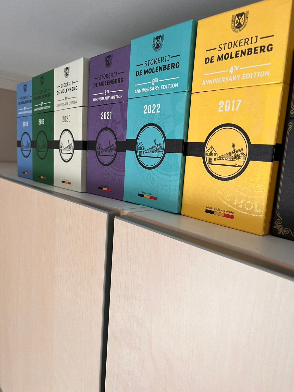 Molenberg 2017 tot 2022 whisky, Verzamelen, Wijnen, Ophalen, Nieuw