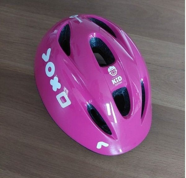 Casque vélo enfant B'TWIN rose taille S (47-53cm) TBE, Vélos & Vélomoteurs, Enlèvement, S