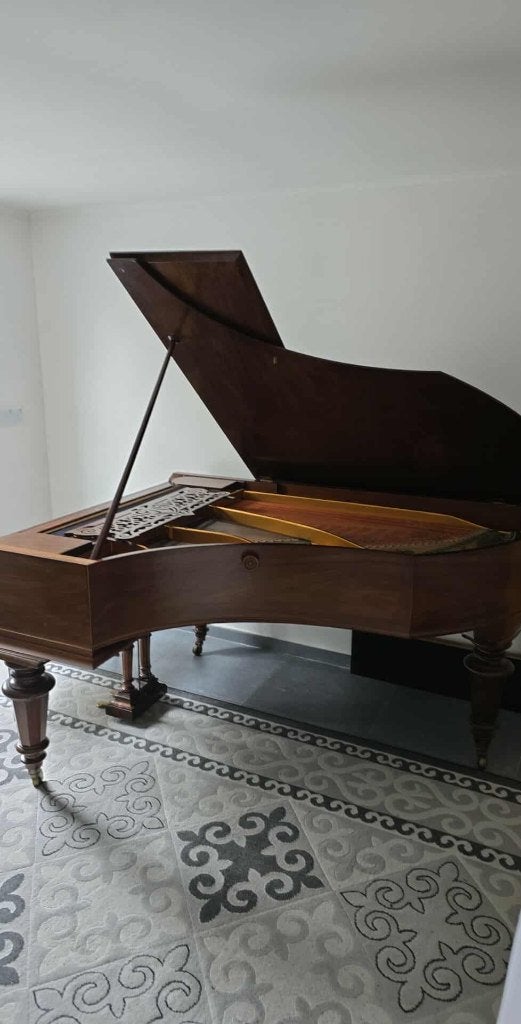 C. Bechstein B-vleugel uit 1896!, Ophalen, Gebruikt, Bruin, Piano
