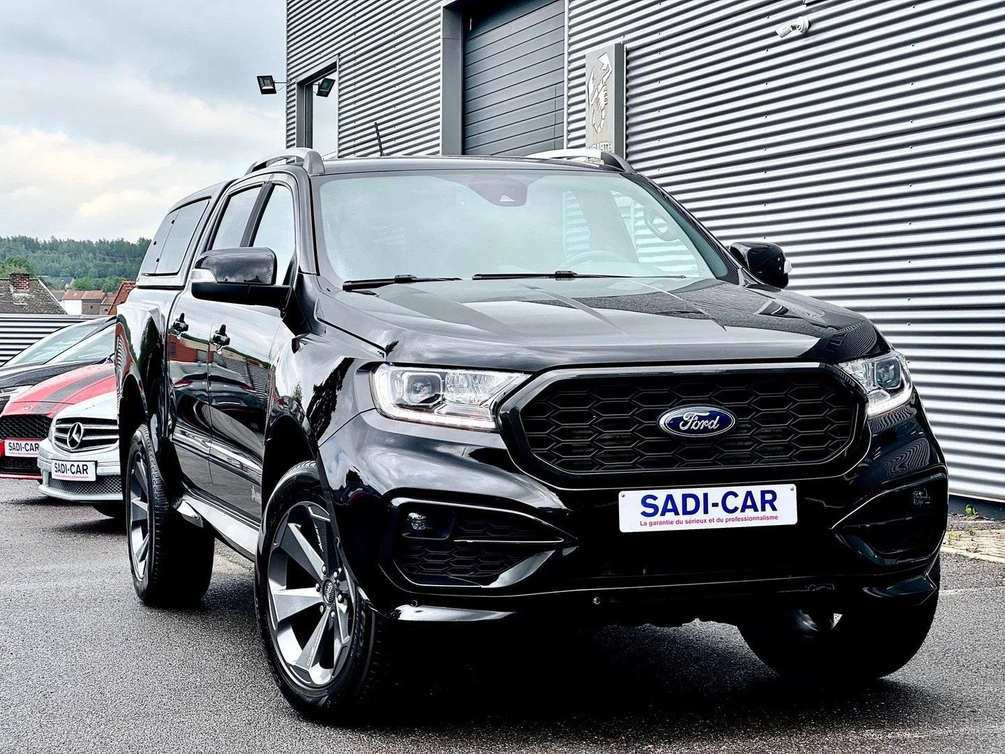 Ford Ranger MS-RT 2.0 BiT 213cv 4WD Pack Carbone - DOUBLE CA, Automaat, Gebruikt, 4 cilinders, Adaptive Cruise Control