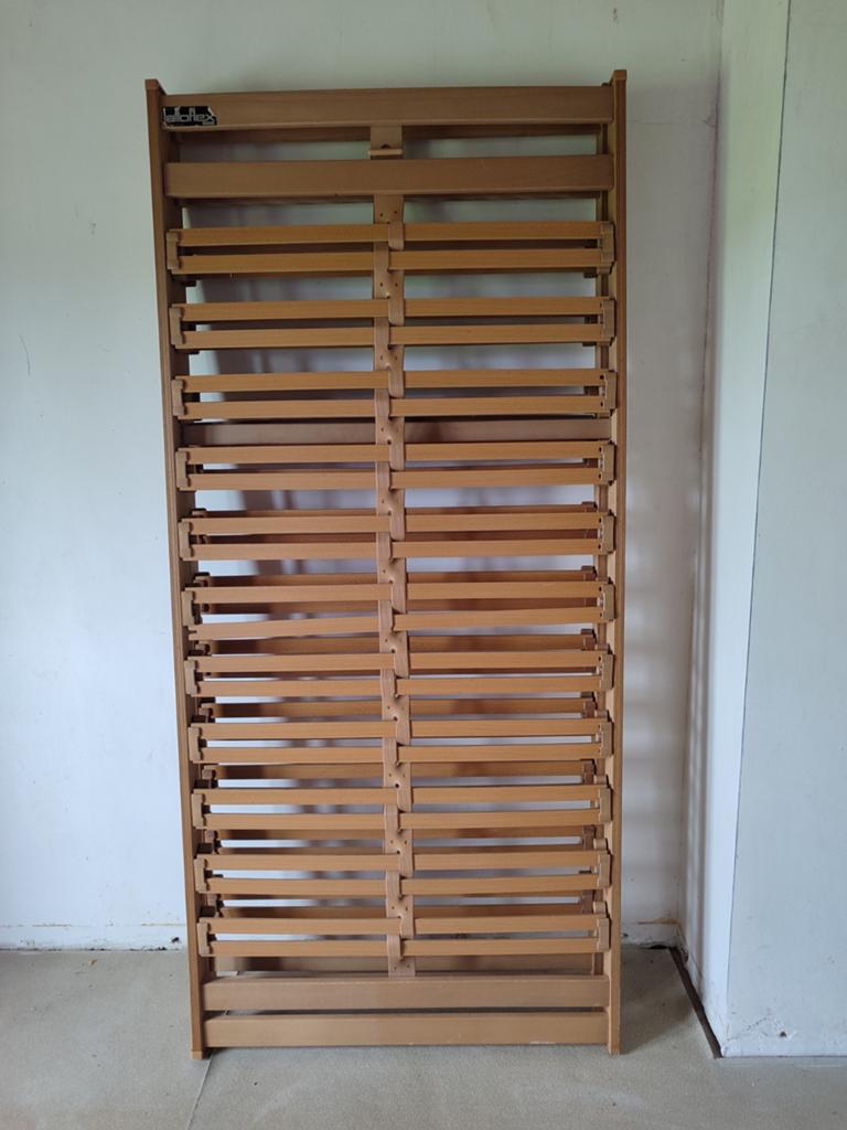 3 sommiers à lattes de marque lattoflex 90x200, Bedbodem