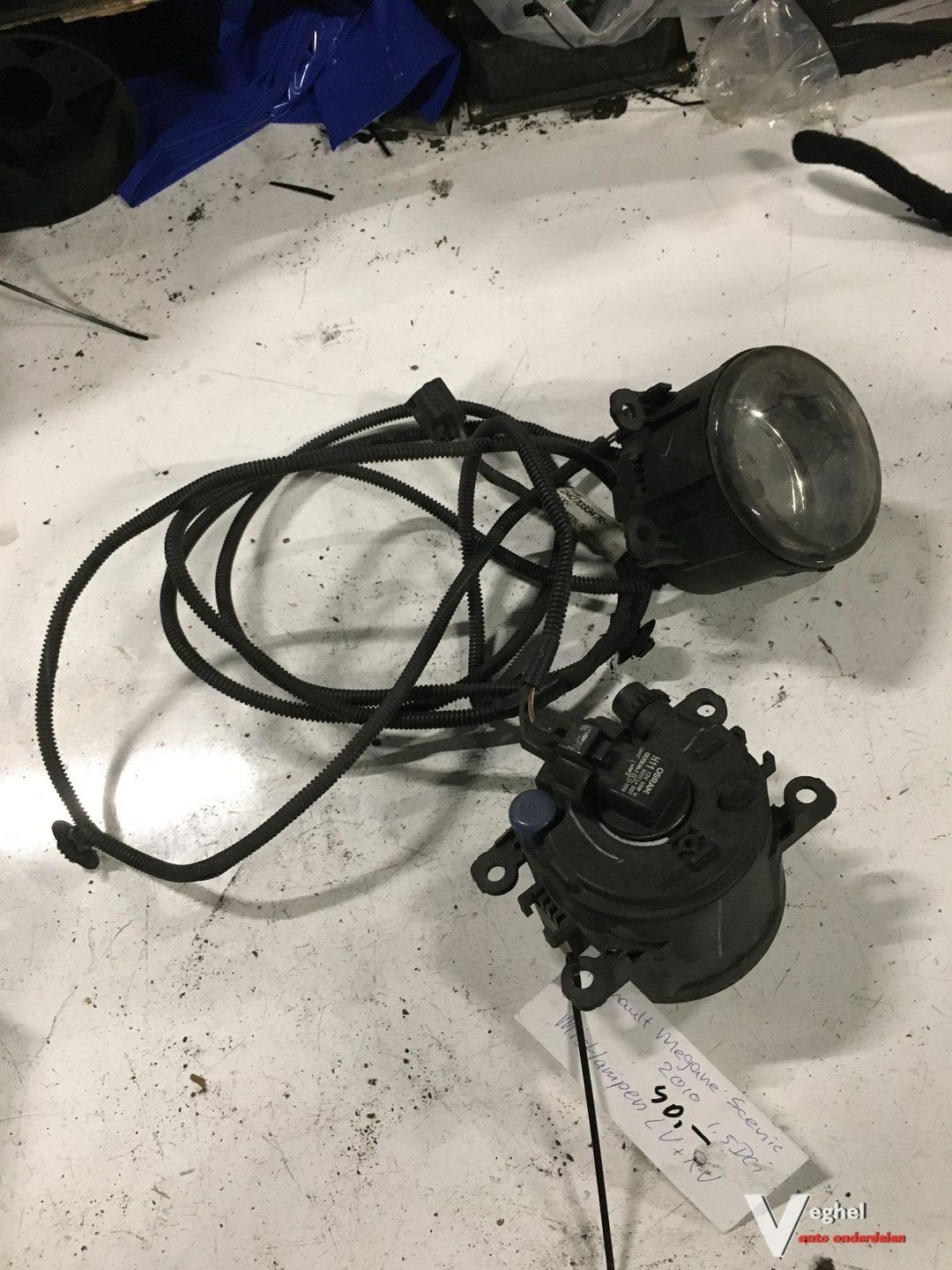 Renault Megane Scenic 2010 Mistlamp voor L+R, Gebruikt, -, -, Ophalen of Verzenden