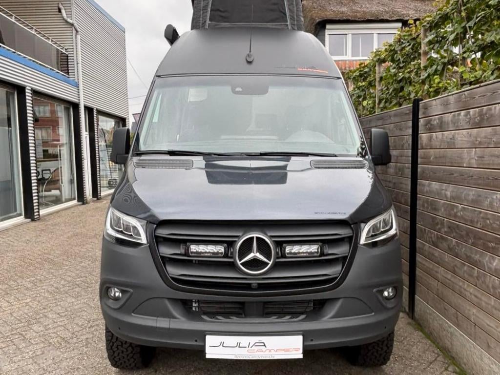 Julià Camper Gran Yosemite 4x4 - Hefdak - Dak Airco, Caravanes & Camping, Camping-cars, 6 à 7 mètres, Siège standard, Diesel, Automatique