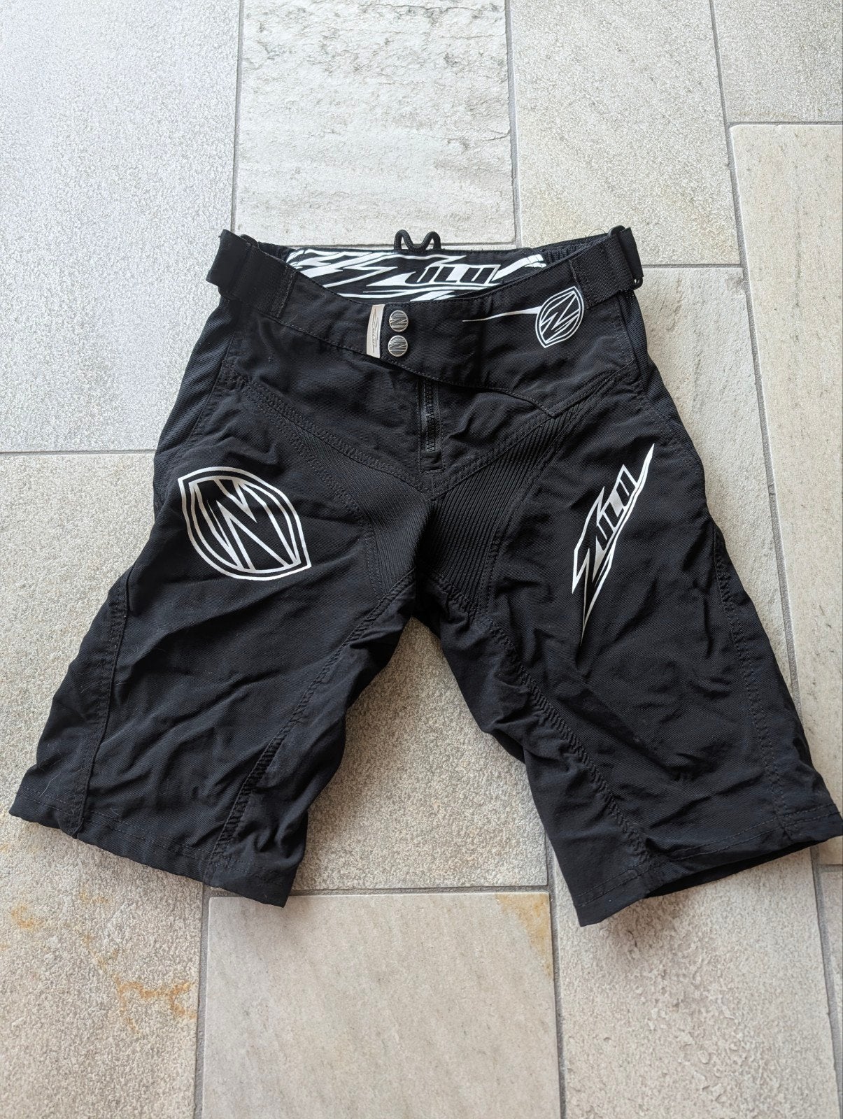Zulu BMX / MTB short maat Y24 zwart, Ophalen of Verzenden, Zwart
