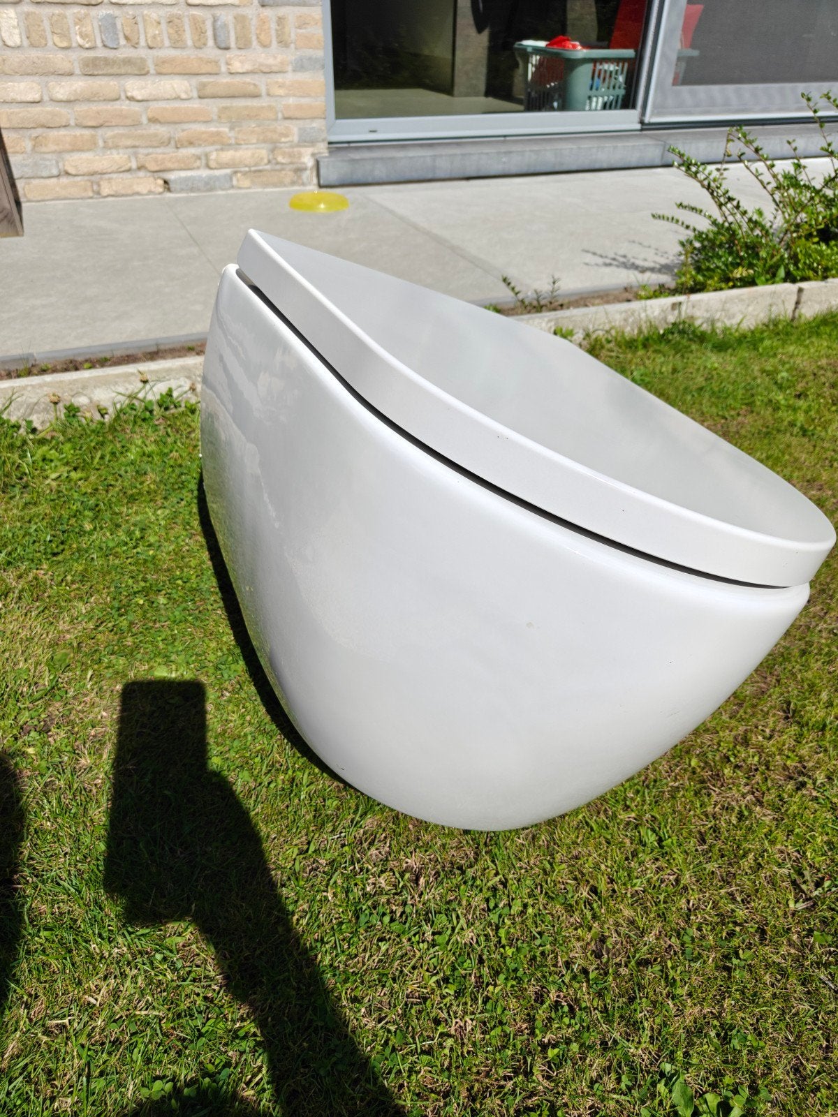 Hang toilet, Ophalen, Toilet