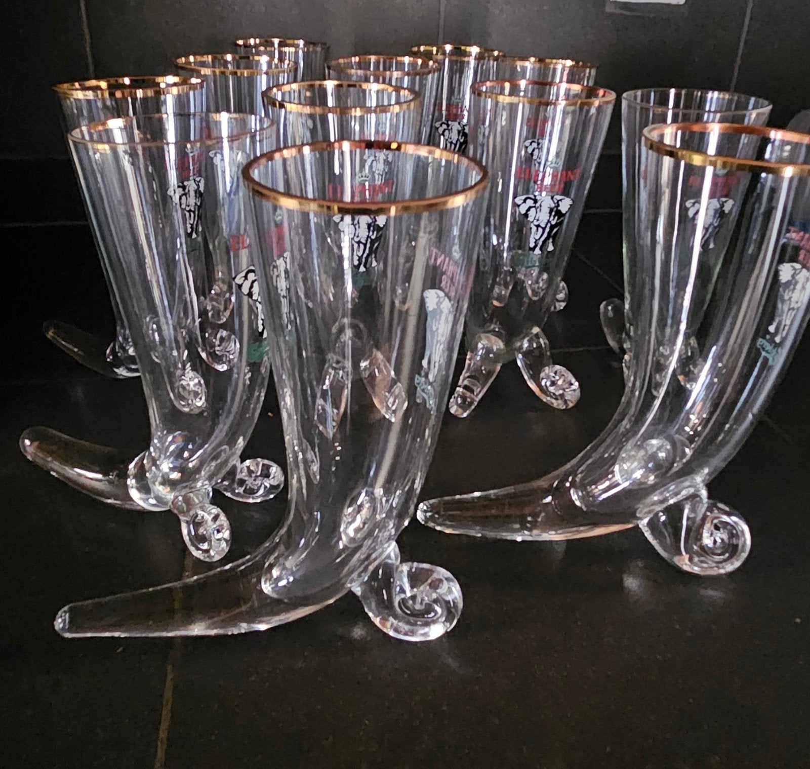 Verres Carlsberg  éléphant, Collections, Enlèvement ou Envoi, Comme neuf, Verre à bière
