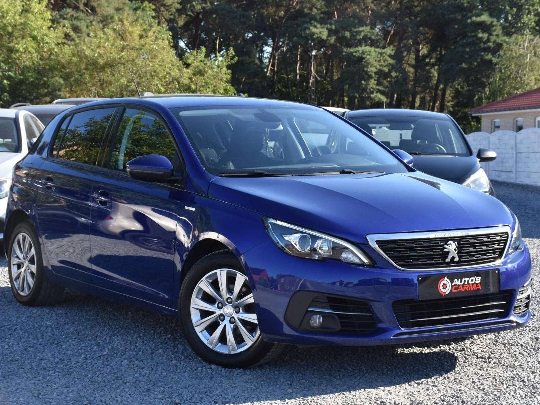 Peugeot 308 Benzine Airco 5Deurs Camera Navigatie ParkeerS, Autos, Achat, Euro 6, Noir, 5 portes