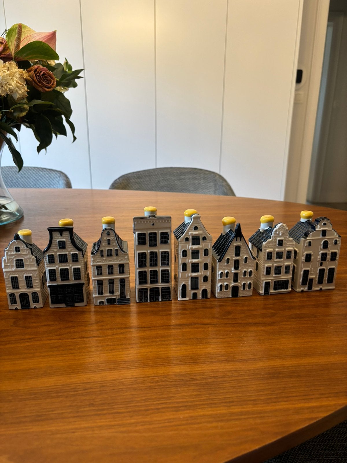 Set van 8 KLM huisjes, Collections, Aviation, Comme neuf, Enlèvement