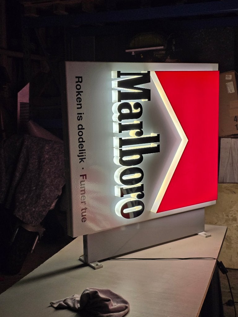 Lichtreclame Marlboro en L&M, Ophalen, Nieuw, Lichtbak of (neon) lamp