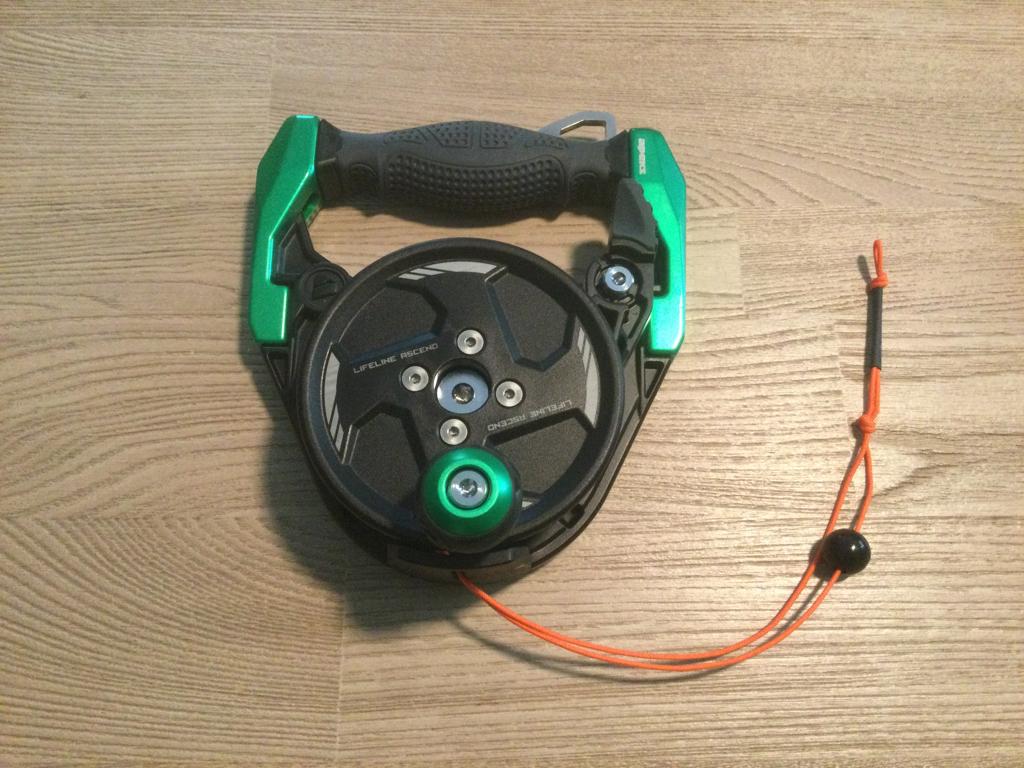 Apeks Ascend Reel Green 30m “Nieuw” - Ecocheques, Watersport en Boten, Duiken, Ophalen of Verzenden, Nieuw, Overige typen