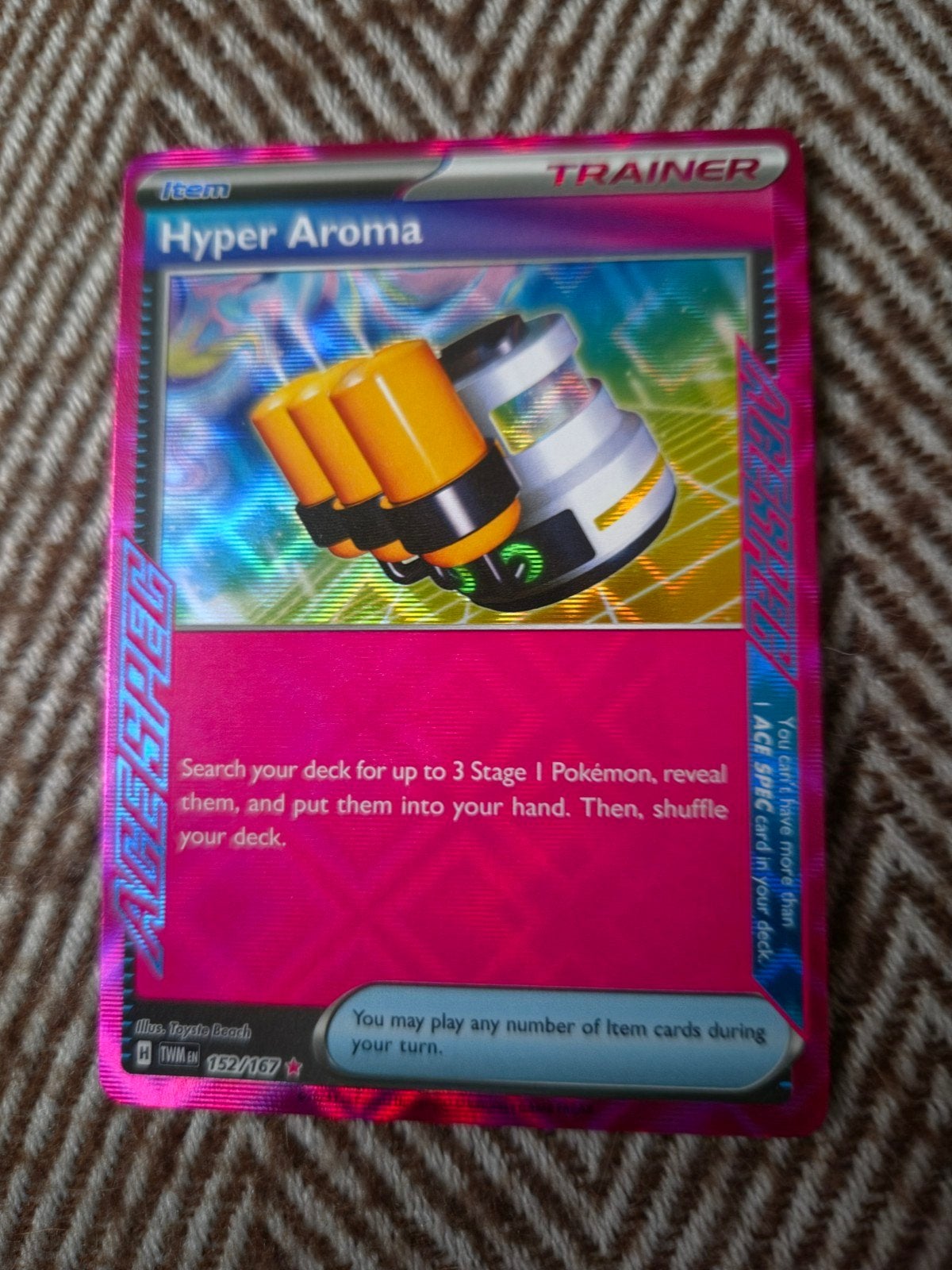 Hyper Aroma, Hobby en Vrije tijd, Ophalen of Verzenden, Nieuw, Losse kaart, Foil