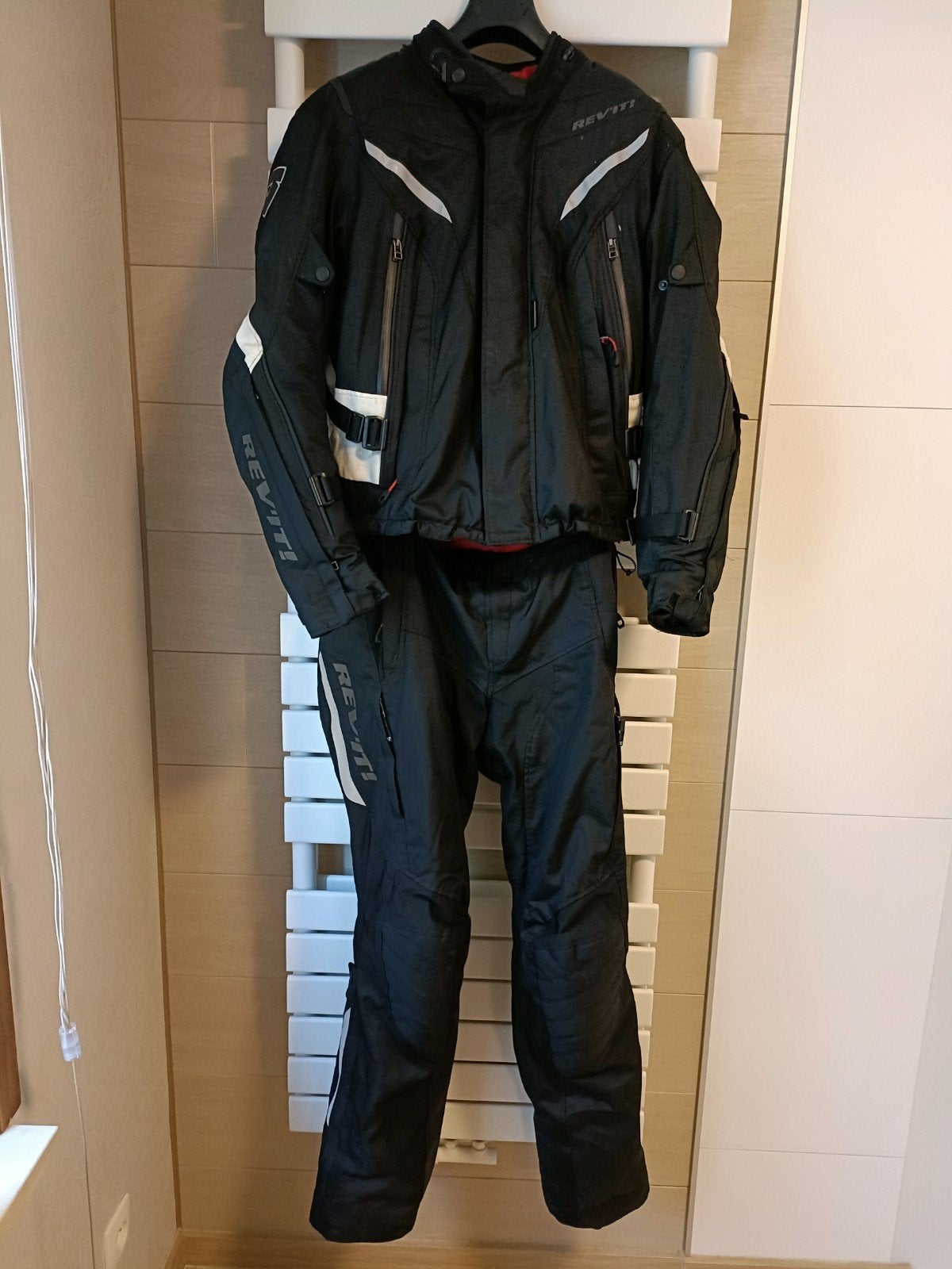 Revit textiel motorpak - Jas XL + Broek L long - Maat, Motoren, Kleding | Motorkleding, Ophalen, Broek | textiel