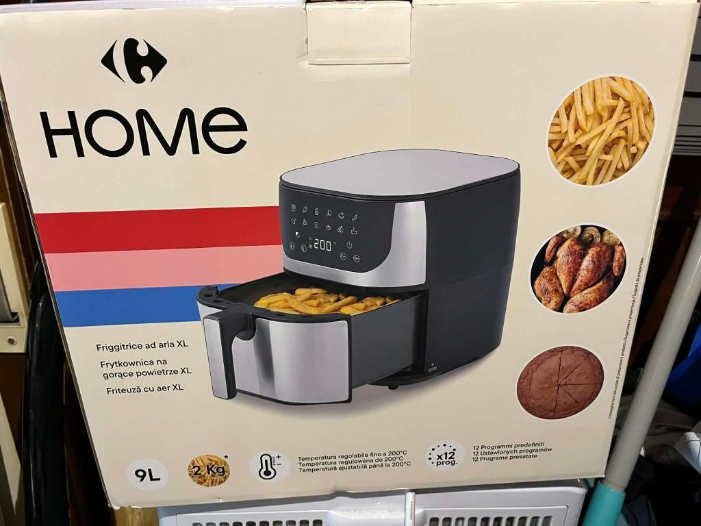 Airfryer HAF 9L1800-25 carrefour home zo goed als nieuw, Electroménager, Enlèvement, Comme neuf, Friteuse à air