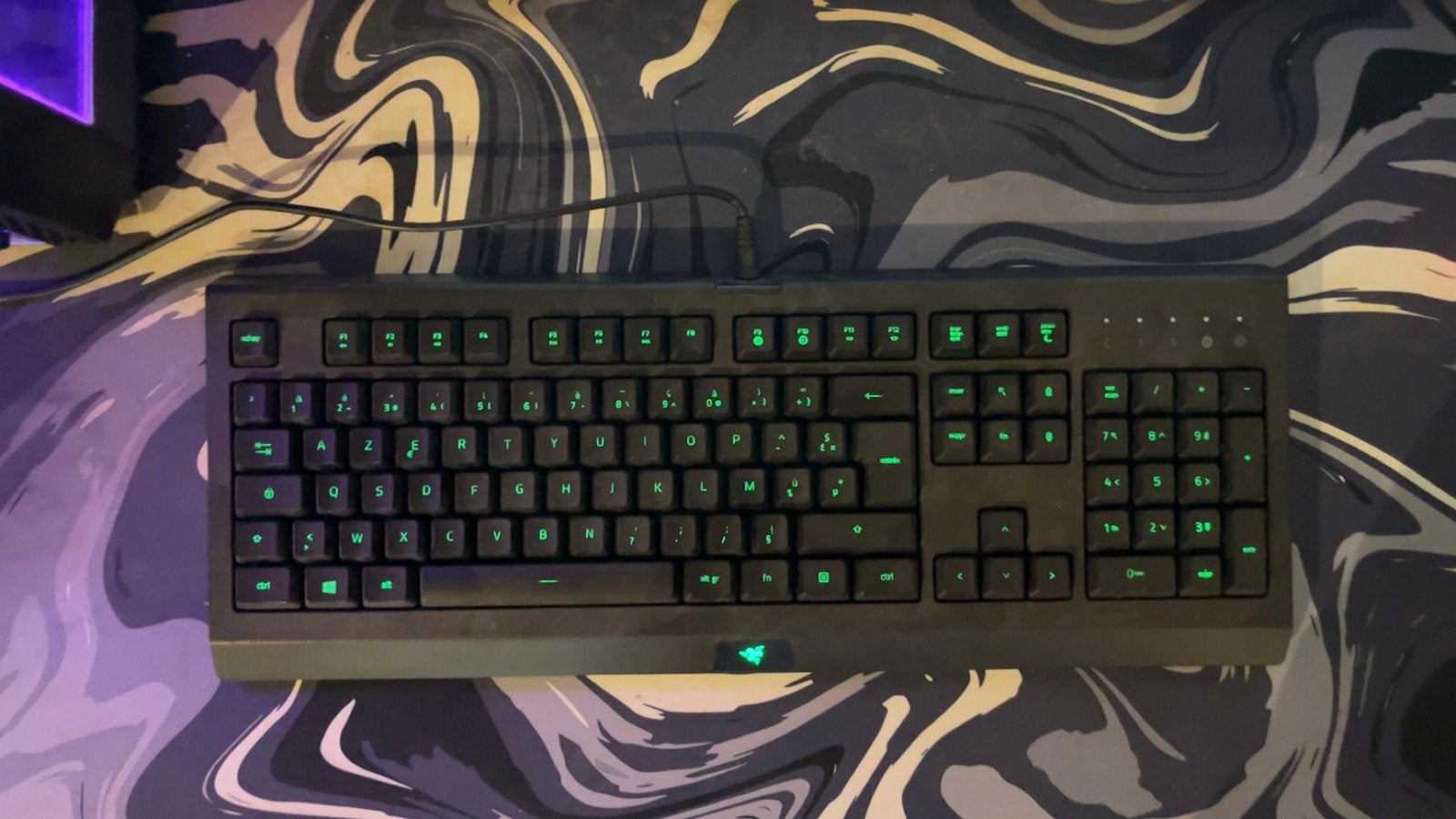 Razer Cynosa Lite RGB Gaming Toetsenbord [AZERTY], Computers en Software, Toetsenborden, Ophalen, Azerty, Zo goed als nieuw, Gaming toetsenbord
