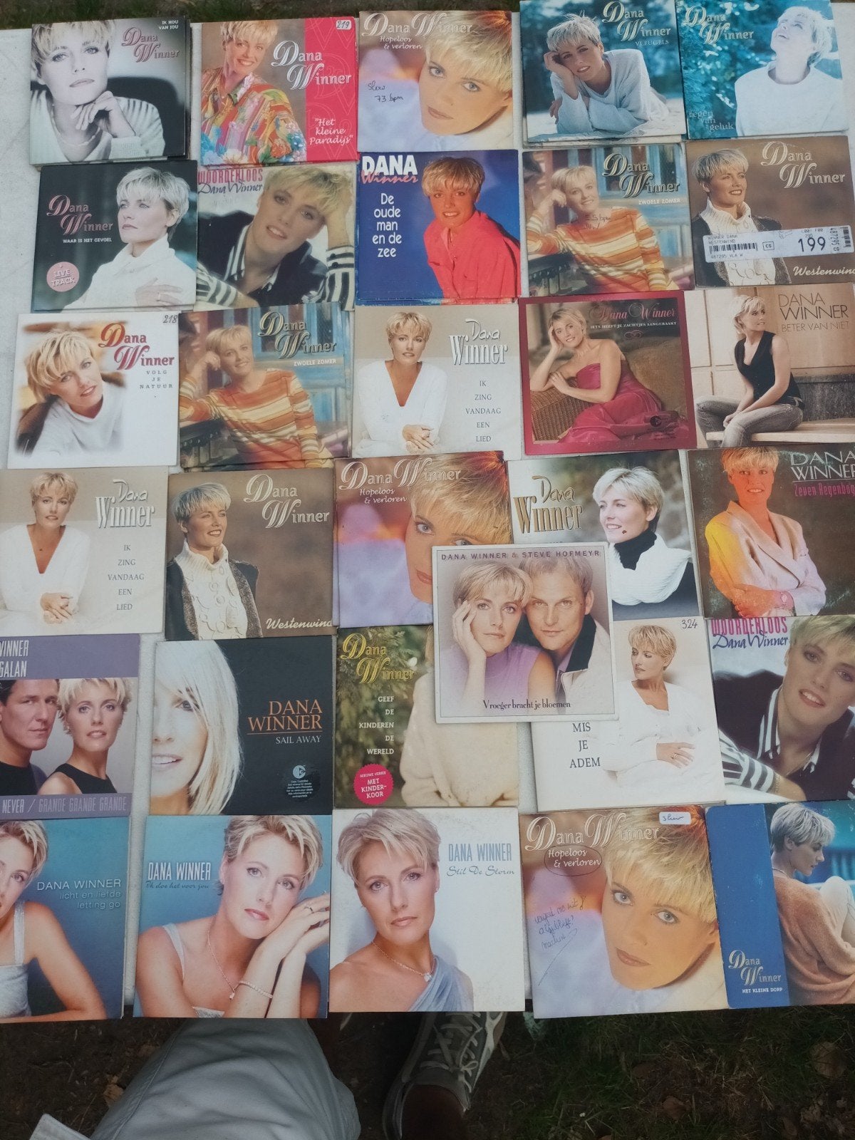 lot dana winner cd singels, Cd's en Dvd's, Ophalen of Verzenden