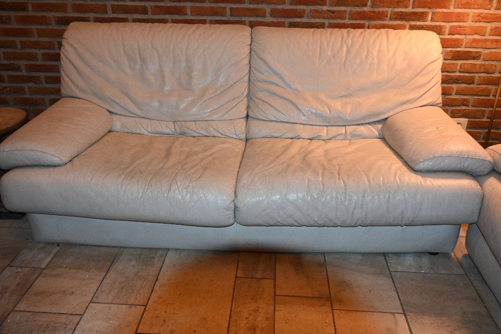 Salon cuir, Quatre personnes ou plus, Banc droit, Enlèvement, Utilisé