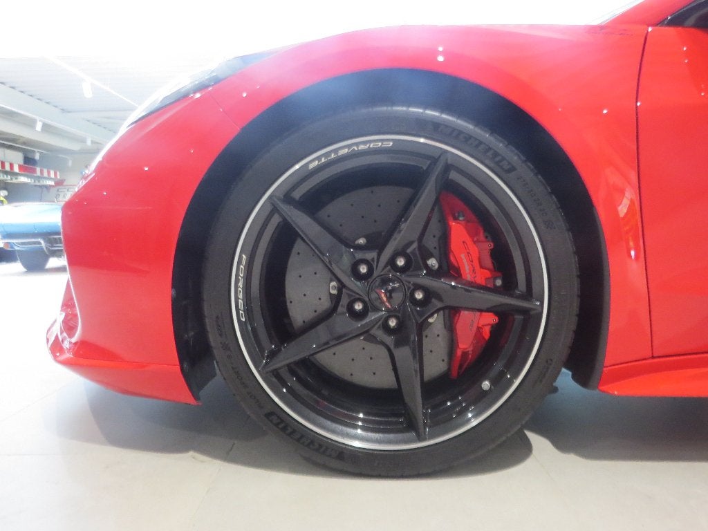 Chevrolet C8 Corvette Eray 3LZ cabriolet, Rouge, Cuir et Alcantara, Achat, Noir