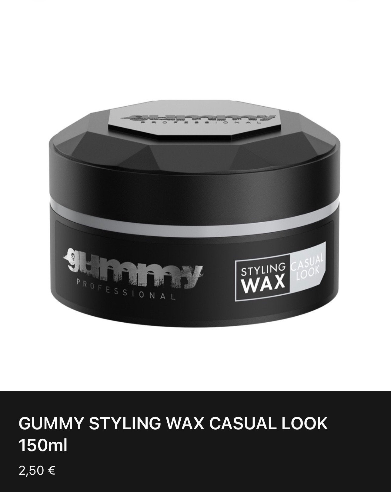 Gummy Hair Wax – Fixation & définition, Enlèvement, Neuf