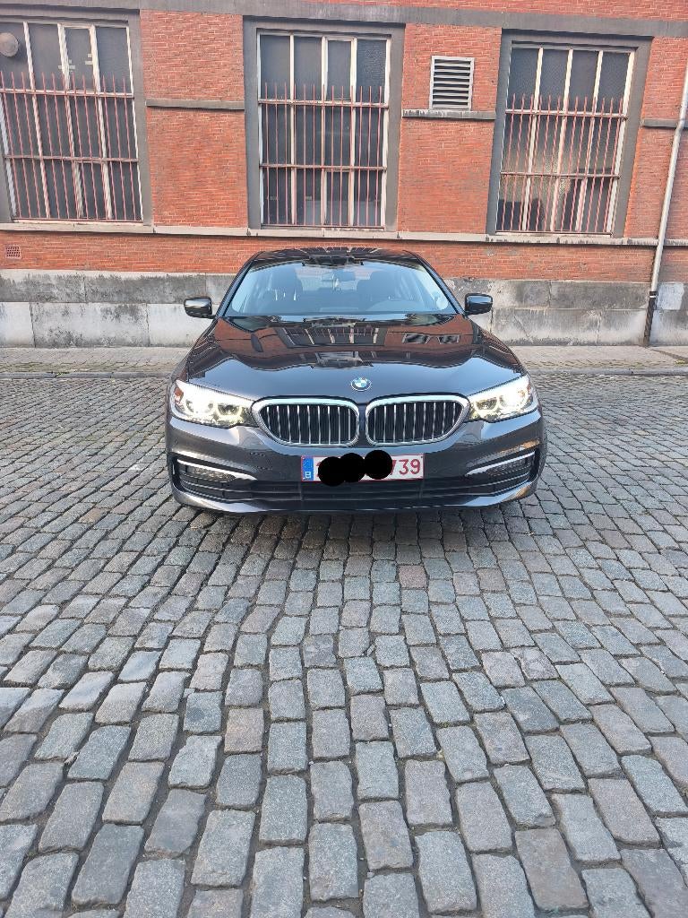 Bmw 518d, Autos, BMW, Cuir, Euro 6, Noir, 5 portes
