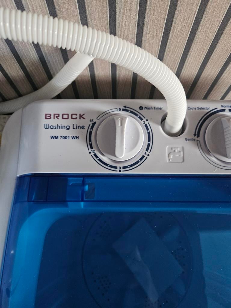 Camping wasmachine Brock, Ophalen
