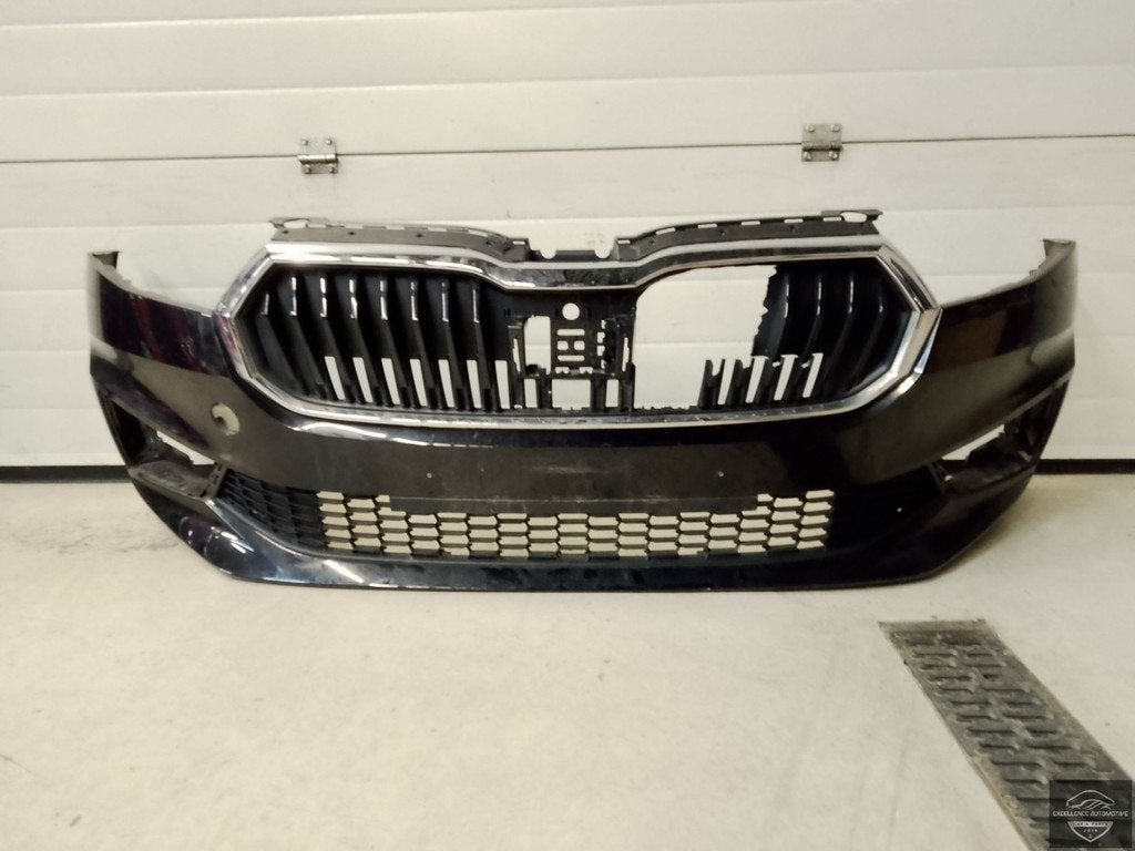 Skoda Fabia 4 6VA 2022+ Voorbumper Bumper Origineel!, Auto-onderdelen, Carrosserie, Bumper, Skoda, Gebruikt