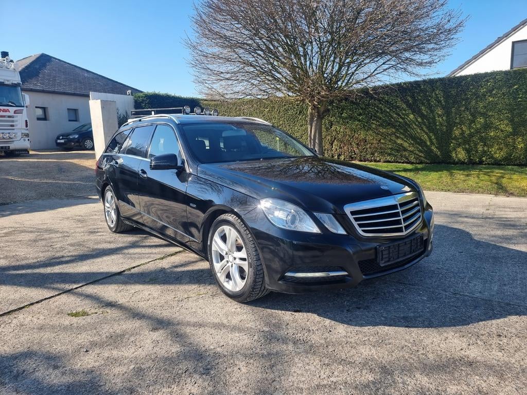 E200 CDI Break Avantgarde | 158.000km | GARANTIE | TOPSTAAT, Autos, Euro 5, Noir, 5 portes, Particulier
