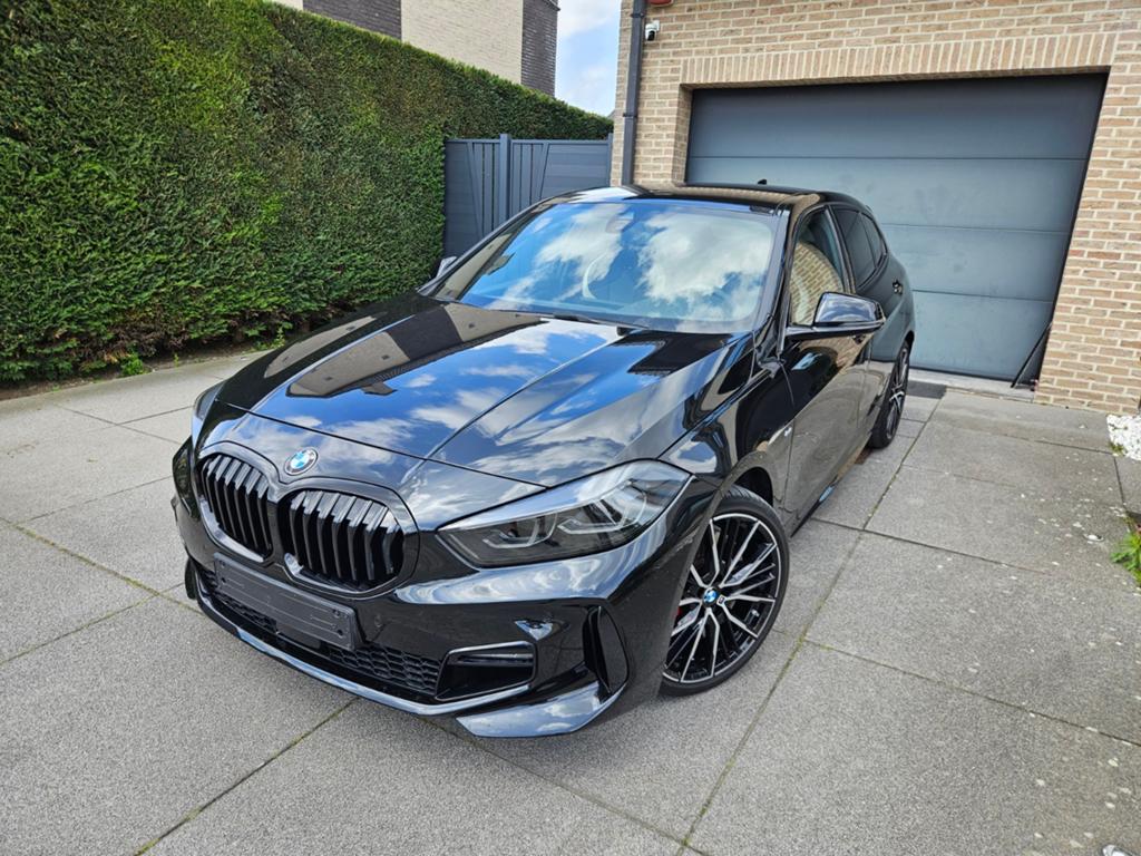 BMW 118i  - ** FULL Black Shadow Line - M PACK - CAMERA **, Cuir, Achat, Euro 6, Entreprise